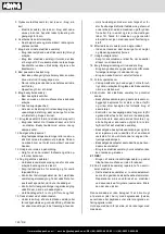 Предварительный просмотр 160 страницы Scheppach 5902205901 Translation Of Original Instruction Manual