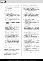 Предварительный просмотр 230 страницы Scheppach 5902205901 Translation Of Original Instruction Manual