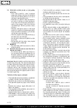 Предварительный просмотр 62 страницы Scheppach 5902305901 Translation Of Original Instruction Manual