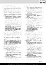 Предварительный просмотр 91 страницы Scheppach 5902306901 Instruction Manual