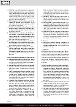 Preview for 86 page of Scheppach 5903108901 Translation Of Original Instruction Manual