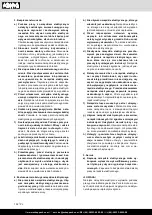 Preview for 102 page of Scheppach 5903205901 Translation Of Original Instruction Manual