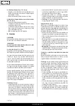 Предварительный просмотр 116 страницы Scheppach 5903205903 Translation Of Original Instruction Manual