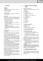 Предварительный просмотр 75 страницы Scheppach 5903804901 Translation Of Original Instruction Manual