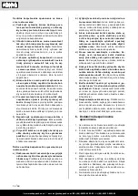 Предварительный просмотр 72 страницы Scheppach 5903815900 Translation Of Original Instruction Manual