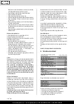 Preview for 138 page of Scheppach 5904702903 Translation Of Original Instruction Manual