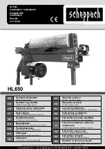 Preview for 1 page of Scheppach 5905206901 Translation From Original Manual