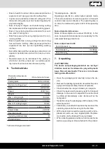 Preview for 31 page of Scheppach 5906709901 Translation Of Original Instruction Manual