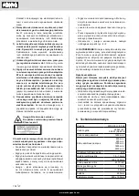 Preview for 134 page of Scheppach 5906810901 Translation Of Original Instruction Manual