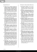 Preview for 156 page of Scheppach 5906810901 Translation Of Original Instruction Manual