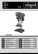 Предварительный просмотр 1 страницы Scheppach 5906811901 Translation Of Original Operating Manual