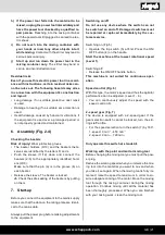 Preview for 21 page of Scheppach 5907802901 Instruction Manual