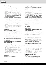 Preview for 20 page of Scheppach 5908204901 Translation Of Original Instruction Manual