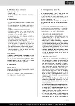 Preview for 33 page of Scheppach 5909219900 Translation Of Original Instruction Manual