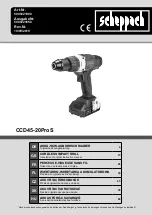 Предварительный просмотр 1 страницы Scheppach 5909221850 Translation Of Original Instruction Manual