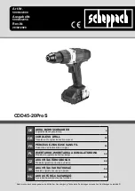 Предварительный просмотр 1 страницы Scheppach 5909222850 Translation Of Original Instruction Manual