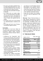 Preview for 9 page of Scheppach 5909403901 Translation Of The Original Instruction Manual