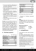 Preview for 67 page of Scheppach 5909403901 Translation Of The Original Instruction Manual