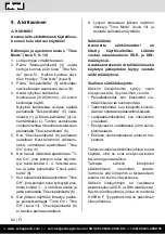 Предварительный просмотр 82 страницы Scheppach 5909404901 Translation Of Original Instruction Manual