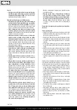 Preview for 134 page of Scheppach 5910205901 Translation Of Original Instruction Manual