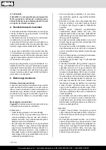 Preview for 104 page of Scheppach 5912312850 Translation Of Original Instruction Manual