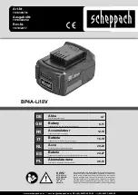 Preview for 1 page of Scheppach 7910303701 Translation From The Original Instruction Manual