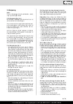 Предварительный просмотр 89 страницы Scheppach 89490916 Translation Of Original Instruction Manual