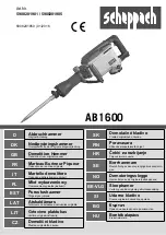 Preview for 1 page of Scheppach AB1600 Manual