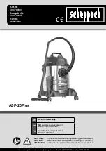 Предварительный просмотр 1 страницы Scheppach ASP-20Plus Translation Of Original Operating Manual