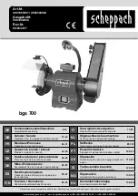 Scheppach bgs 700 Translation From The Original Instruction Manual preview