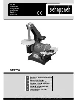 Scheppach BTS700 Original Instruction Manual preview