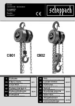 Preview for 1 page of Scheppach cb 01 Translation From The Original Instruction Manual