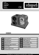 Предварительный просмотр 1 страницы Scheppach DBS800 Manual