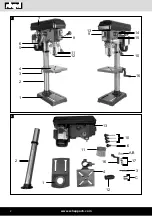 Предварительный просмотр 2 страницы Scheppach DP19Vario Translation Of Original Instruction Manual