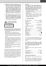 Preview for 11 page of Scheppach DP40 Translation Of Original Operating Manual