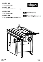 Scheppach Forsa 4.0 Original Manual preview