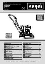 Scheppach HP1400S Manual предпросмотр