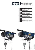 Scheppach hrs 250 Translation From The Original Instruction Manual preview