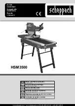 Scheppach HSM3500 Translation From The Original Manual preview