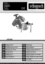 Scheppach KS1000 Translation From Original Manual preview