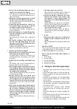 Предварительный просмотр 104 страницы Scheppach rs 400 Translation Of Original Instruction Manual