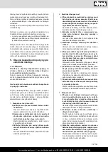 Предварительный просмотр 141 страницы Scheppach rs 400 Translation Of Original Instruction Manual