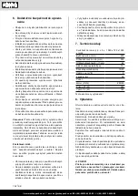 Предварительный просмотр 152 страницы Scheppach rs 400 Translation Of Original Instruction Manual