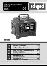 Preview for 1 page of Scheppach SG1200 Translation From The Original Instruction Manual