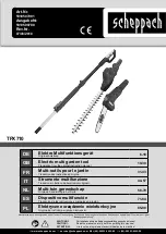 Предварительный просмотр 1 страницы Scheppach TPX710 Translation From The Original Instruction Manual