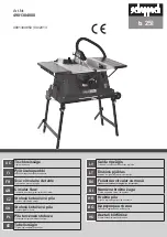 Scheppach ts 25l Instruction Manual preview