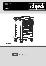 Предварительный просмотр 1 страницы Scheppach TW1100 Manual