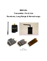 Preview for 1 page of Scherrer UHF Tx700Lite Manual