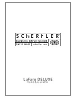 Предварительный просмотр 1 страницы Schertler LaFaro DELUXE User Manual