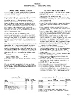 Предварительный просмотр 3 страницы Scheu Products Company 200C/SPC-200C Owner'S Manual